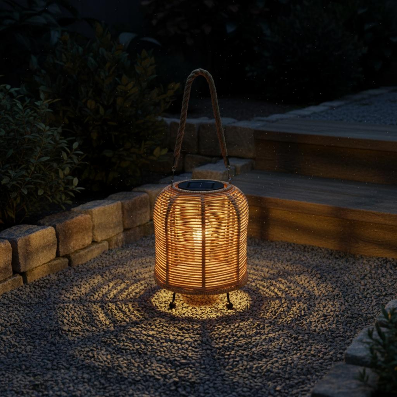 Camping Rope - Handwoven Solar Lantern Braided Rope Handle