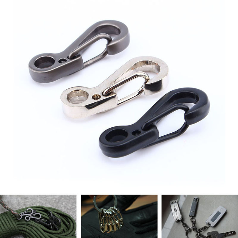 Outdoor Camping Essential Gear - 10Pcs/lot Mini Carabiner Paracord Tactical Gear