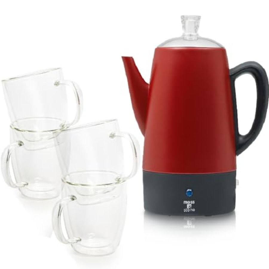 Camp Percolator Coffee - Electric Coffee Percolator for Home and