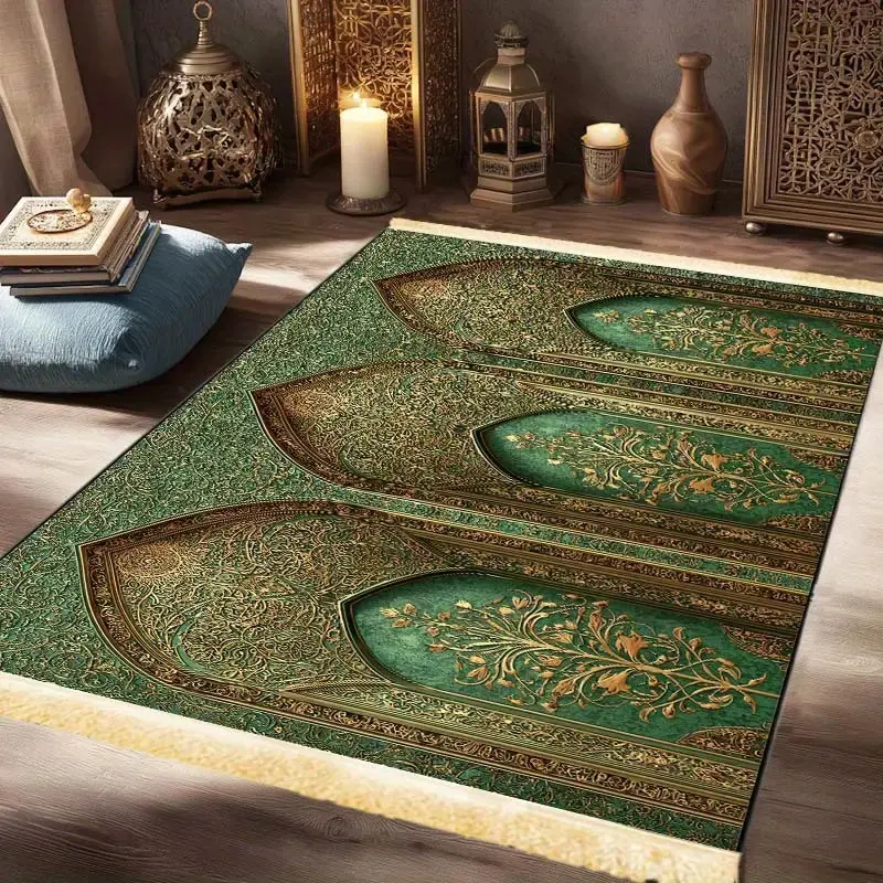 Outdoor Camping Mats Large - VIKAMA Luxury Muslim Prayer Mat with