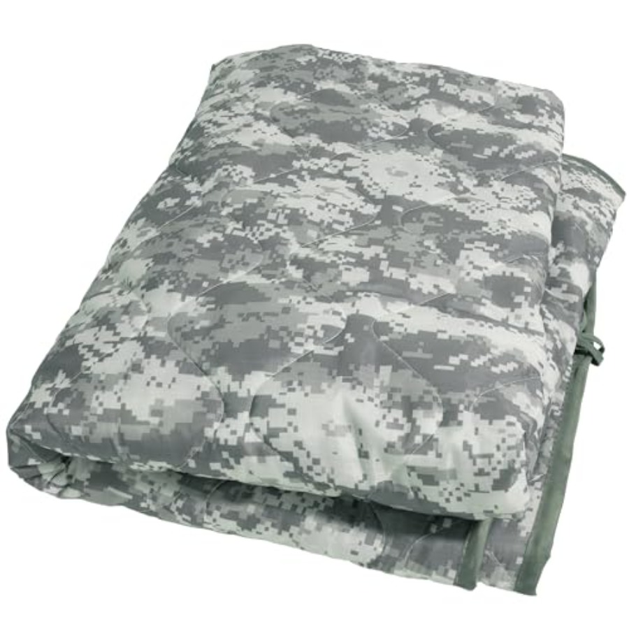 Outdoor Camping Essential Gear - Rothco Camo Woobie Poncho Liner Outdoor