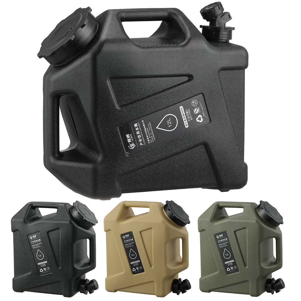 Outdoor Camping Water Tank - 12L Camping Water Container Portable Car