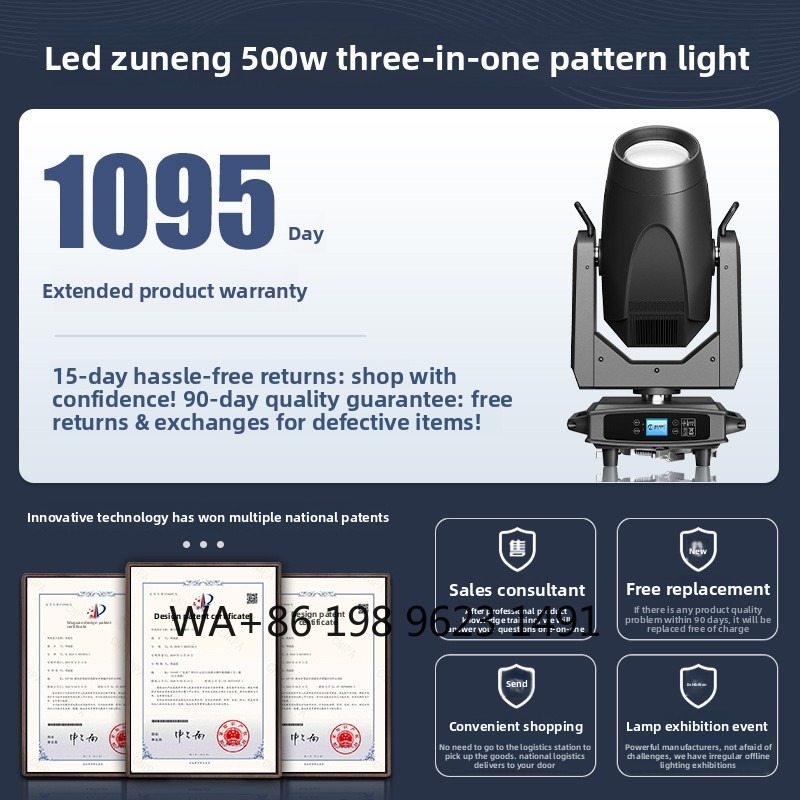 3-in-1 LED Pattern Beam Moving - Headlamp recensione e prezzo