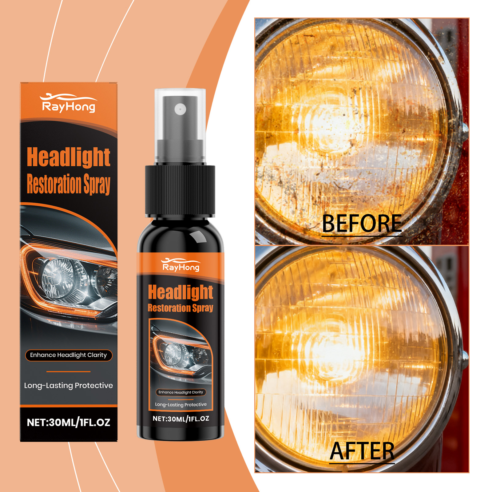 30ml Headlight Restoration Spr - Headlamp recensione e prezzo