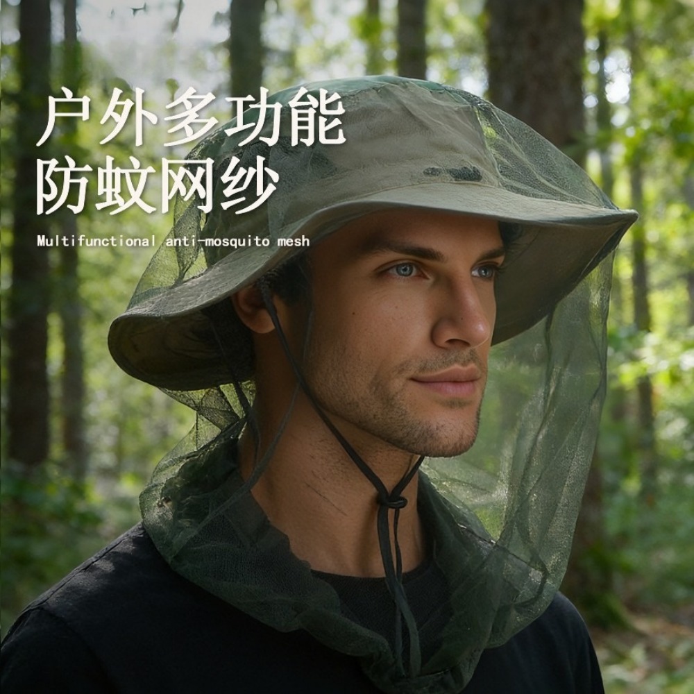 5pcs Adjustable Mosquito Bee P - Outdoor Camping Hat recensione e prezzo