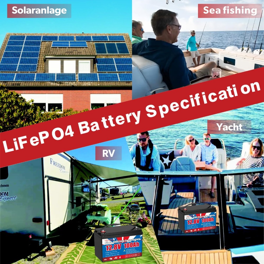 12.8V 100Ah LiFePO4 Battery Bu - Outdoor Camping Essential Gear recensione e prezzo
