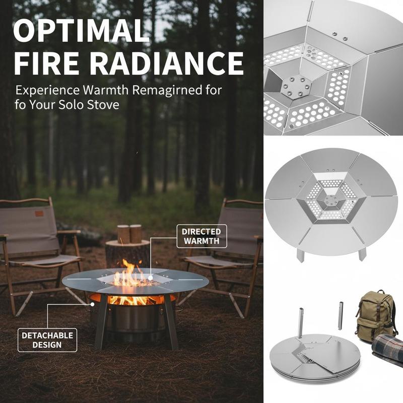 Fireplace Radiant Plate 20 inc - Outdoor Camping Direct recensione e prezzo