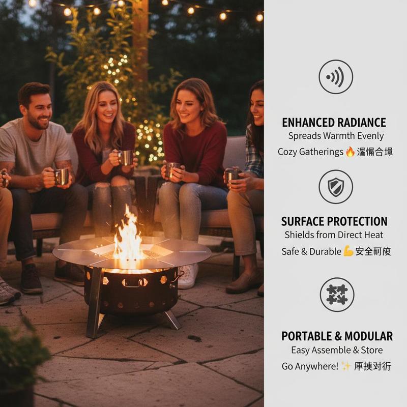 Fireplace Radiant Plate 20 inc - Outdoor Camping Direct recensione e prezzo