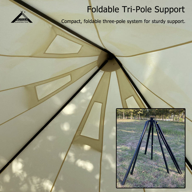 Outdoor Cotton Bell Tent No Ce - Outdoor Yurt Camping recensione e prezzo