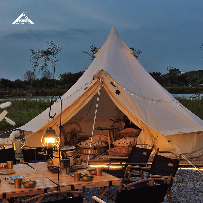 Outdoor Cotton Bell Tent No Ce - Outdoor Yurt Camping recensione e prezzo