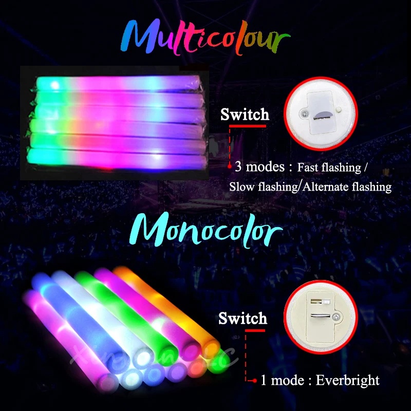 1/15/30Pcs Colourful Flashing  - Glow Sticks Survival recensione e prezzo