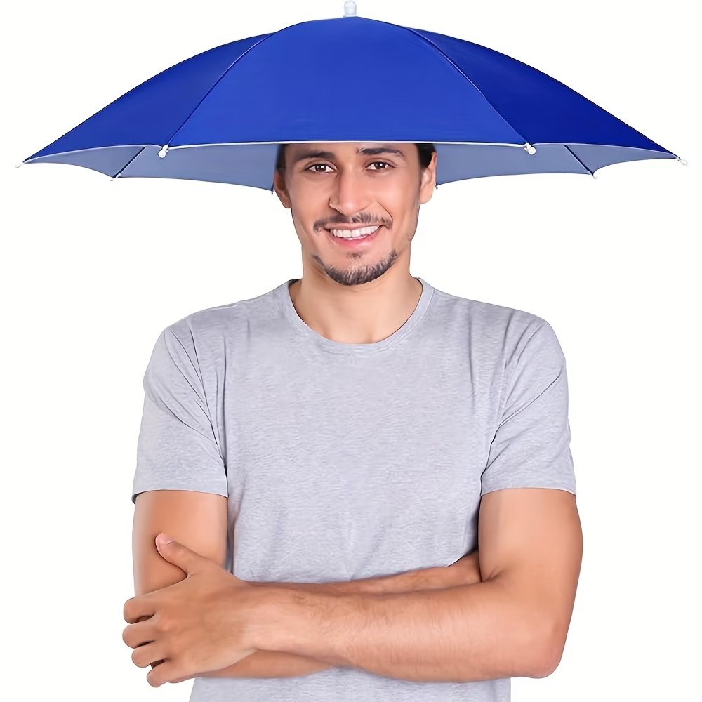 Elastic Headband Umbrella Hat, - Outdoor Camping Hat recensione e prezzo