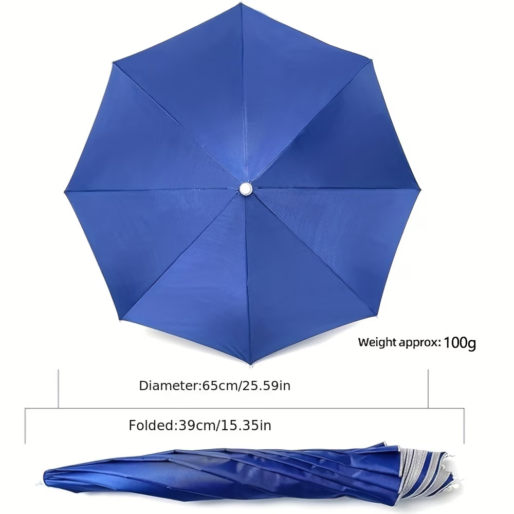 Elastic Headband Umbrella Hat, - Outdoor Camping Hat recensione e prezzo
