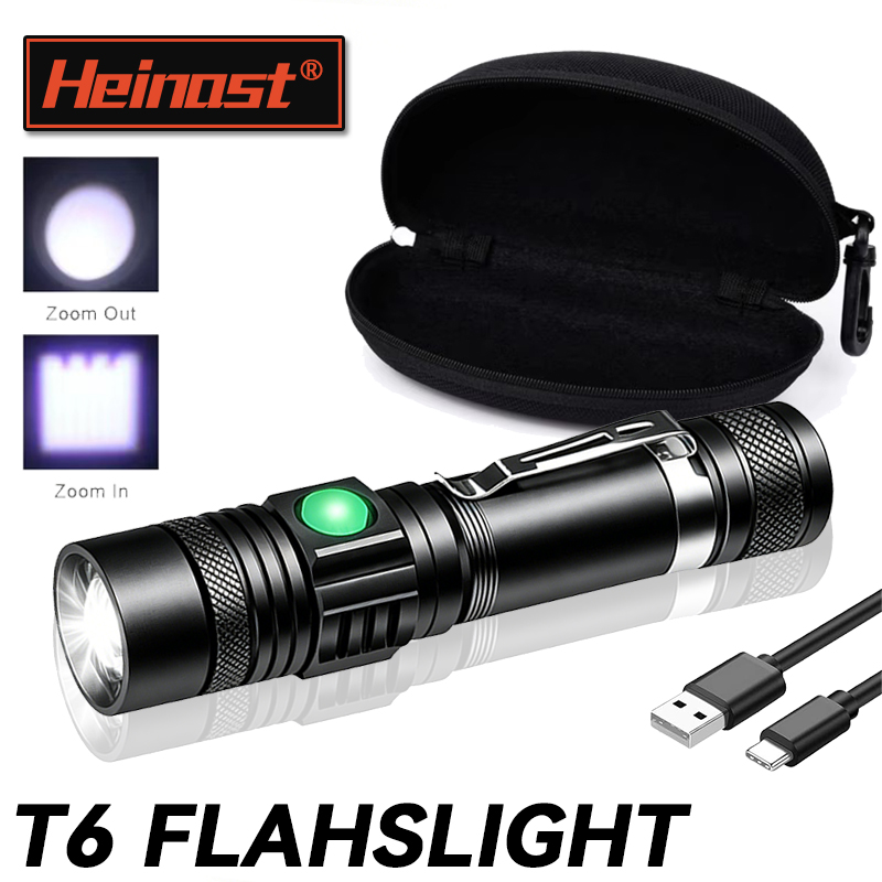 T6 LED Rechargeable Flashlight - Headlamp recensione e prezzo