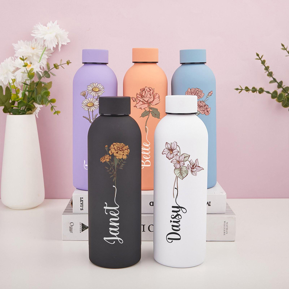 Customized floral water bottle - Outdoor Camping Water Tank recensione e prezzo