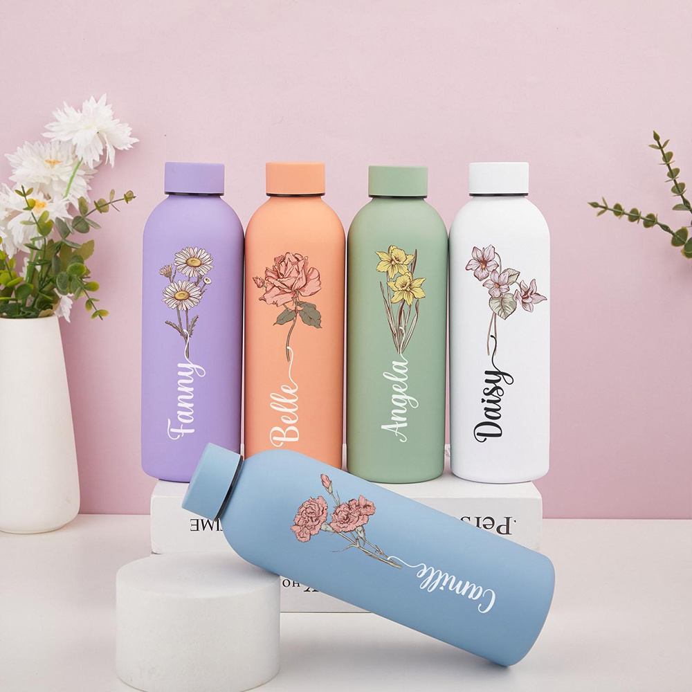 Customized floral water bottle - Outdoor Camping Water Tank recensione e prezzo