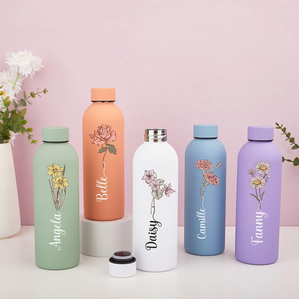 Customized floral water bottle - Outdoor Camping Water Tank recensione e prezzo