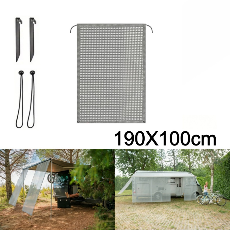 RV Awning Front Sun Shade Scre - Outdoor Camping Awning recensione e prezzo