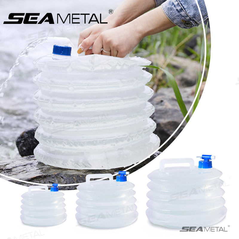 SEAMETAL 5L-15L Car Collapsibl - Outdoor Camping Water Tank recensione e prezzo