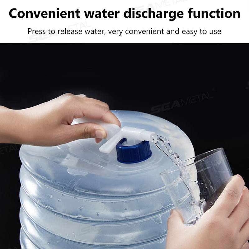 SEAMETAL 5L-15L Car Collapsibl - Outdoor Camping Water Tank recensione e prezzo