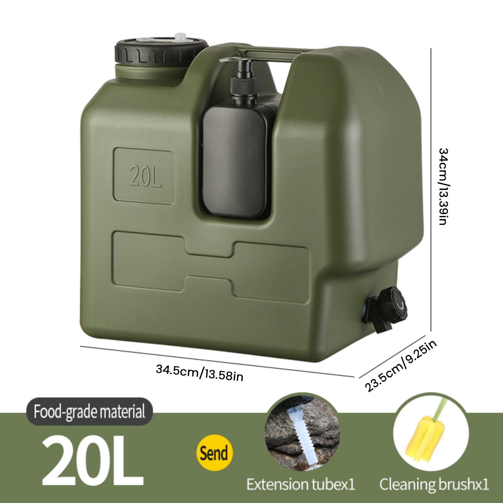 15/20L Portable Camping Water  - Outdoor Camping Water Tank recensione e prezzo
