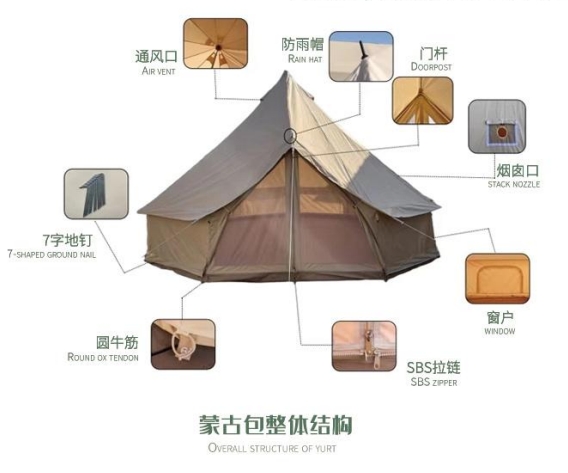 Hot Sale 3M/4M/5M/6M/7M Outdoo - Camping Zelt Outdoor recensione e prezzo