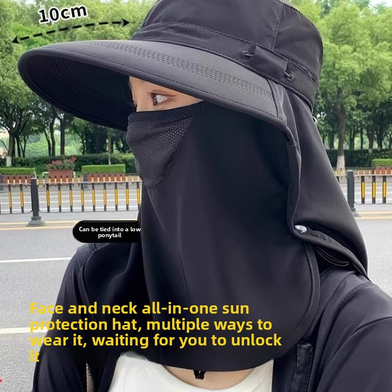 Summer Sun Hats with Face Mask - Outdoor Camping Hat recensione e prezzo