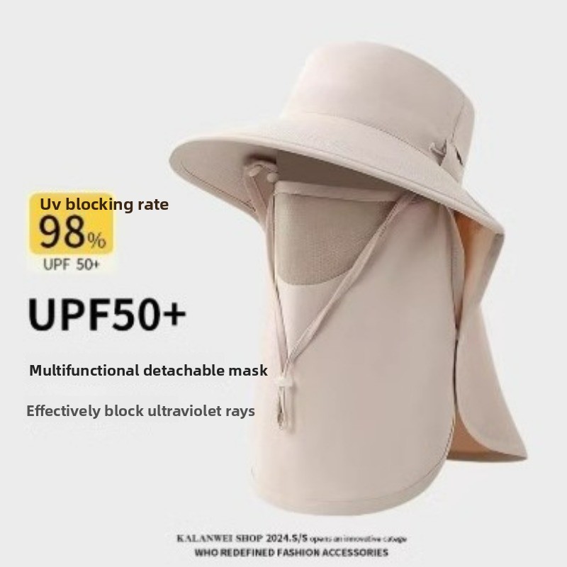 Summer Sun Hats with Face Mask - Outdoor Camping Hat recensione e prezzo