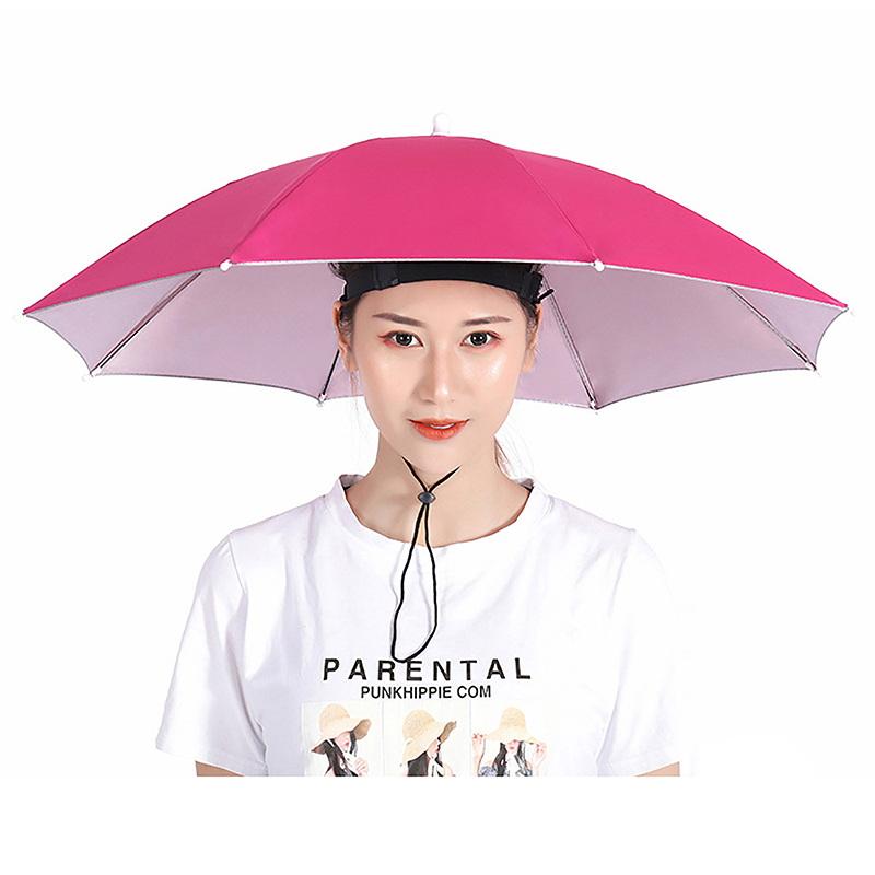 Portable Fishing Umbrella Hat  - Outdoor Camping Hat recensione e prezzo