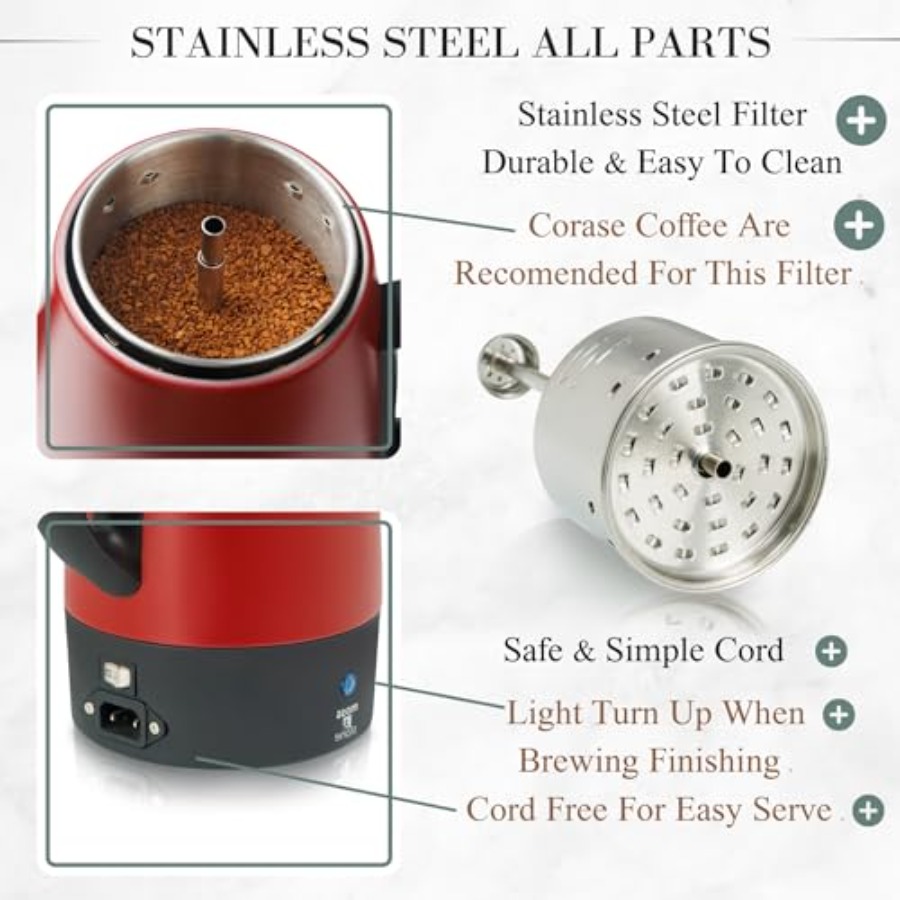 Electric Coffee Percolator for - Camp Percolator Coffee recensione e prezzo