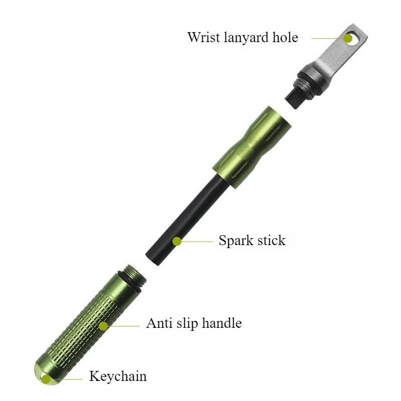 Portable Waterproof Flint Emer - Fire Starter Flint recensione e prezzo