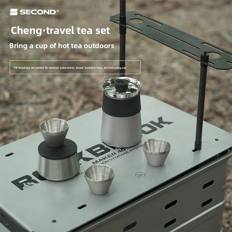 Portable Travel Tea Set with C - Outdoor Camping Direct recensione e prezzo