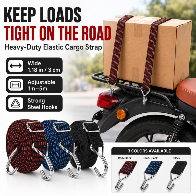 3cm Wide Elastic Cargo Strap 1 - Camping Rope recensione e prezzo