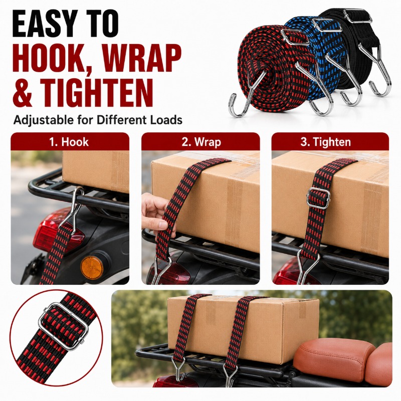 3cm Wide Elastic Cargo Strap 1 - Camping Rope recensione e prezzo
