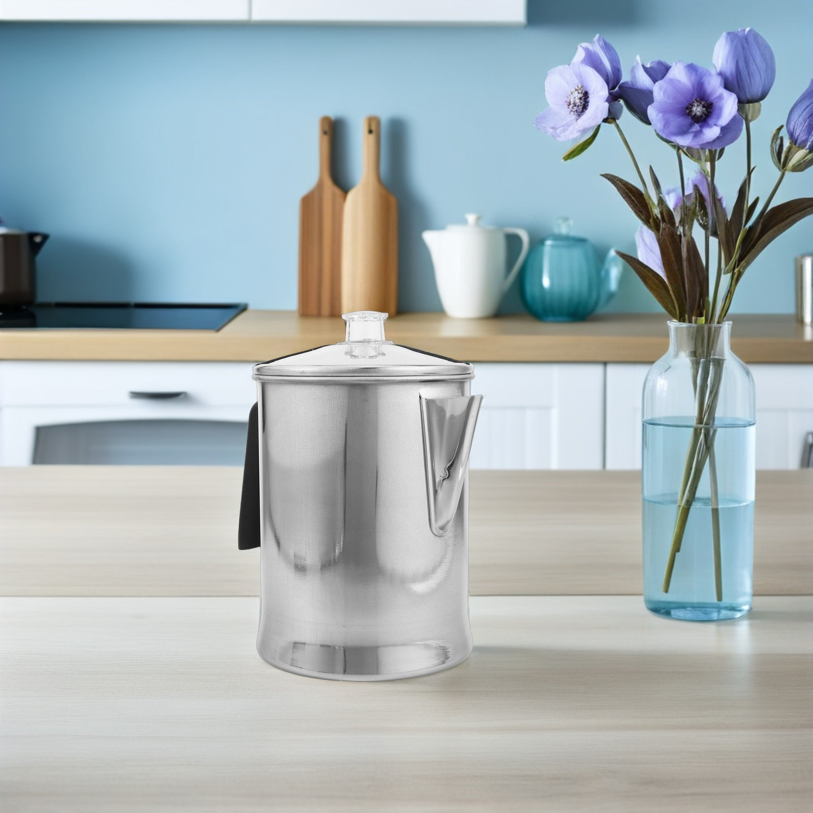 Large Capacity Aluminum Outdoo - Camp Percolator Coffee recensione e prezzo