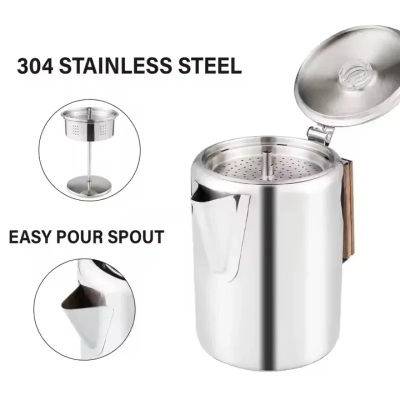 Stainless Steel Camping Coffee - Camp Percolator Coffee recensione e prezzo