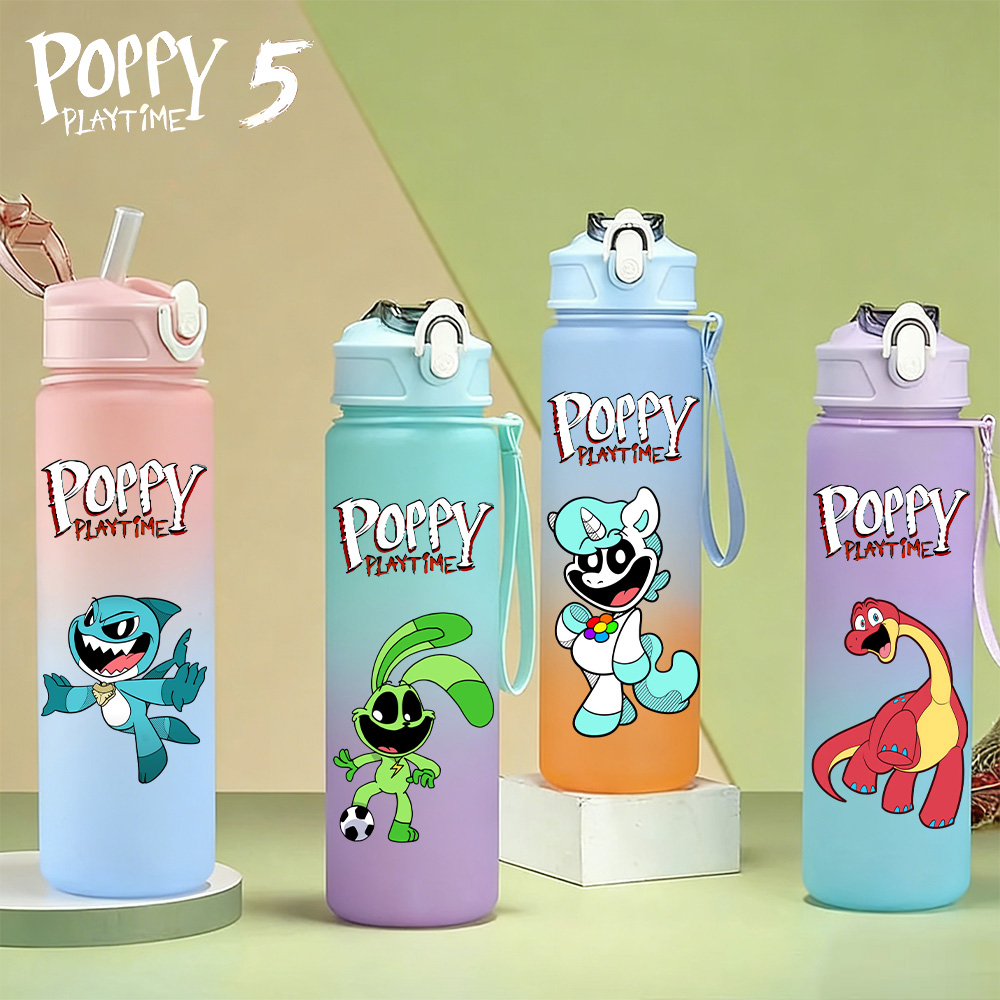 750ml Poppy Playtime Straw Bot - Outdoor Camping Water Tank recensione e prezzo