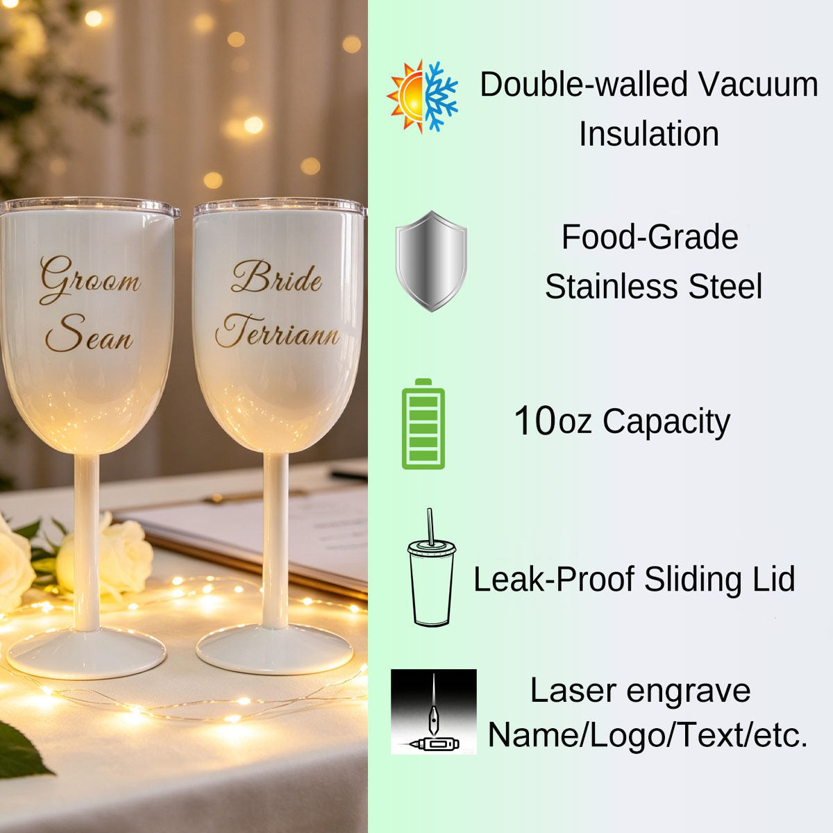 Custom Stainless Steel Wine Gl - Outdoor Camping Direct recensione e prezzo