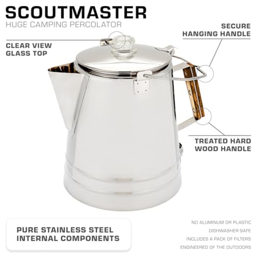 Camping coffee percolator stai - Camp Percolator Coffee recensione e prezzo