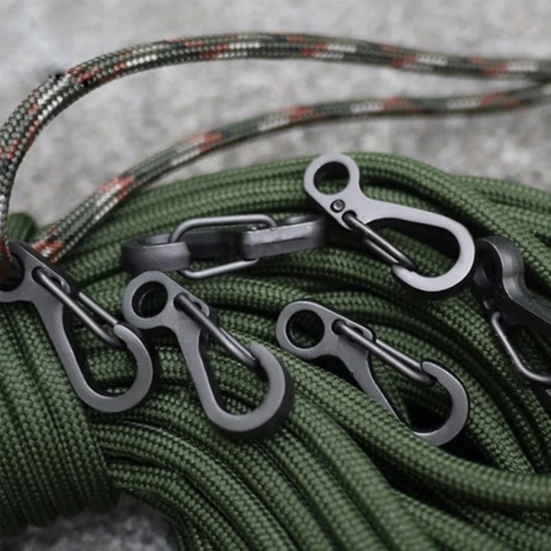 10Pcs/lot Mini Carabiner Parac - Outdoor Camping Essential Gear recensione e prezzo