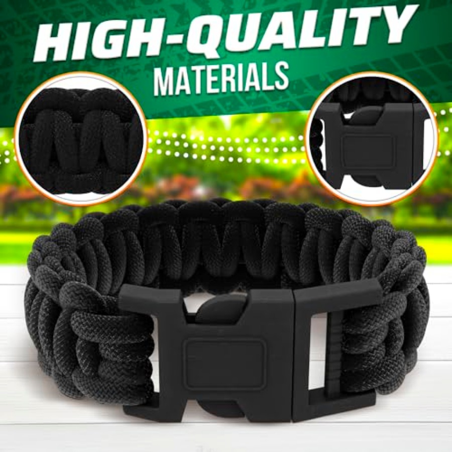 Paracord Bracelets for Men and - Fire Starter Flint recensione e prezzo