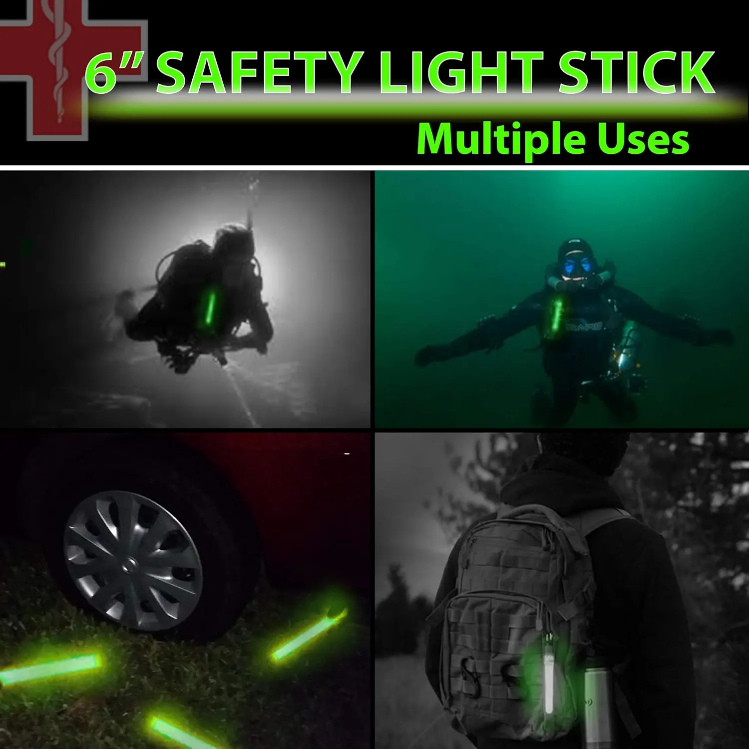 2026-Glow Sticks Bulk Green Em - Glow Sticks Survival recensione e prezzo