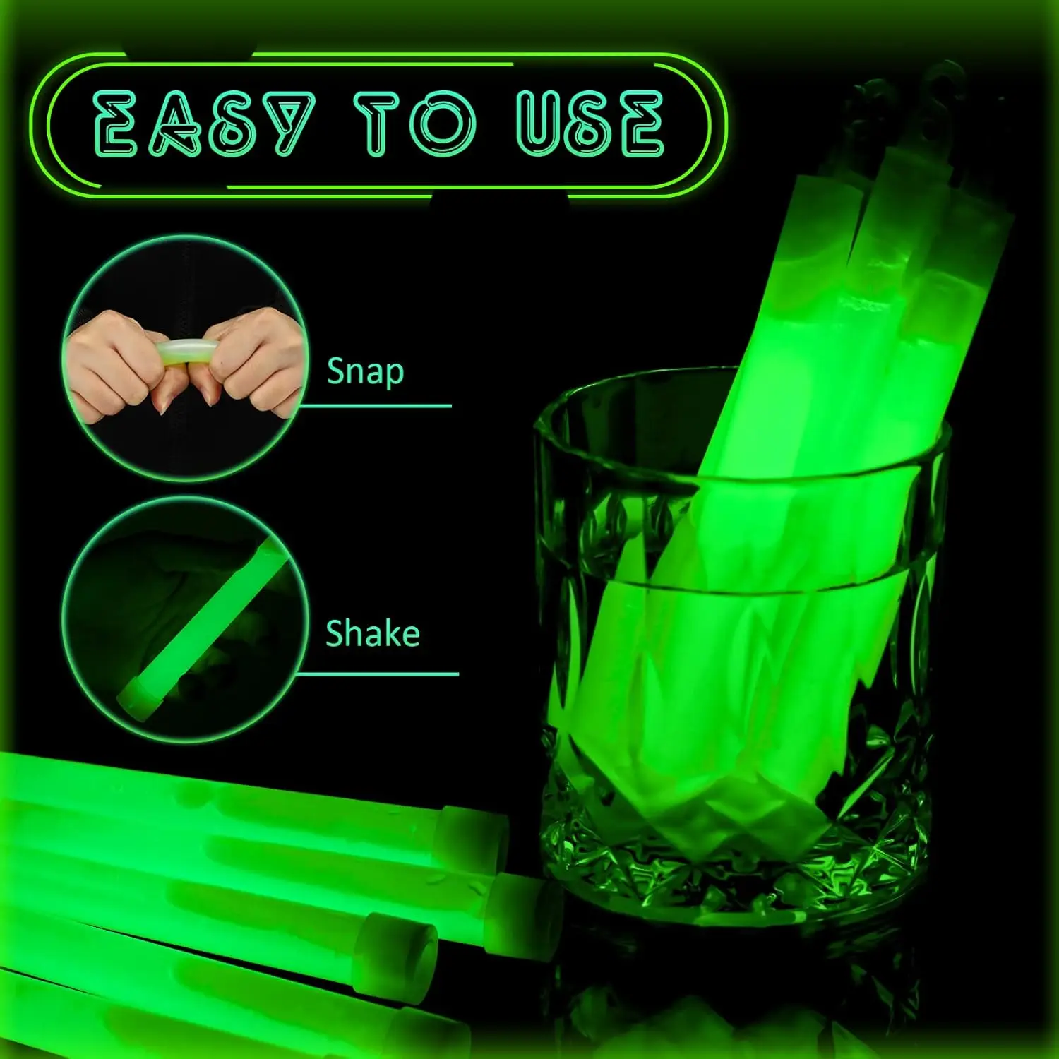 2026-Glow Sticks Bulk Green Em - Glow Sticks Survival recensione e prezzo