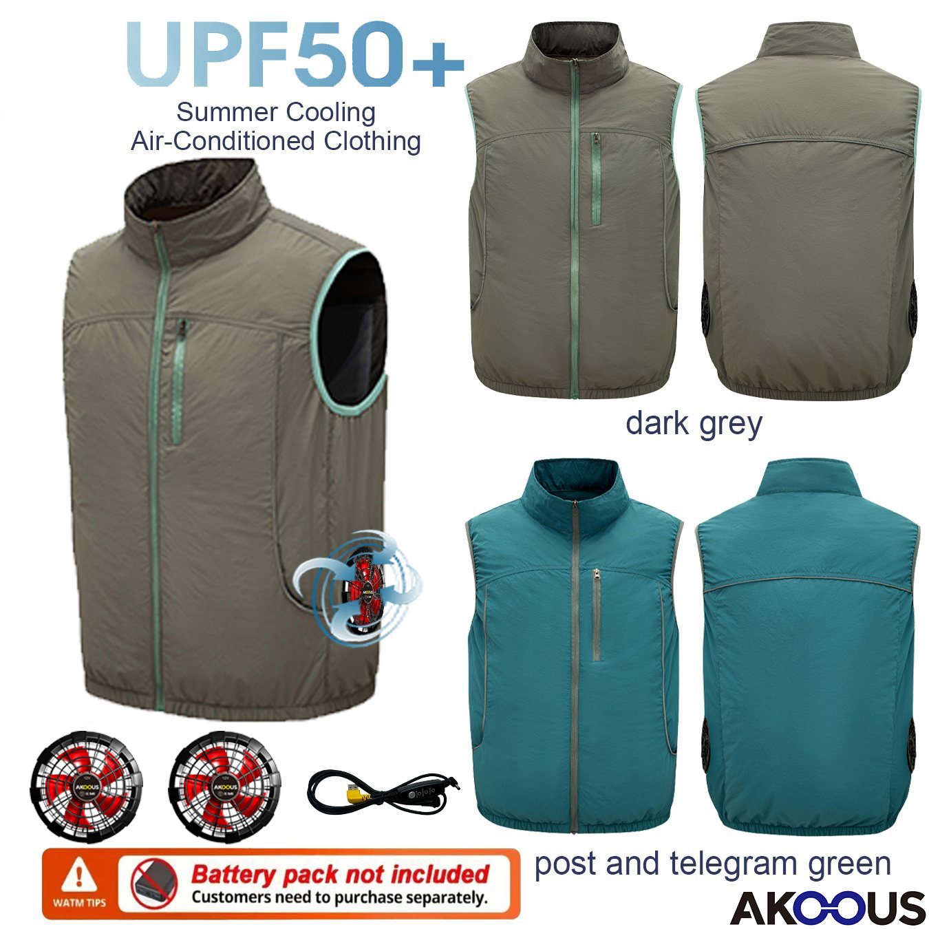 12V 5V USB Sleeveless Cooling  - Outdoor Camping Air Conditioner recensione e prezzo