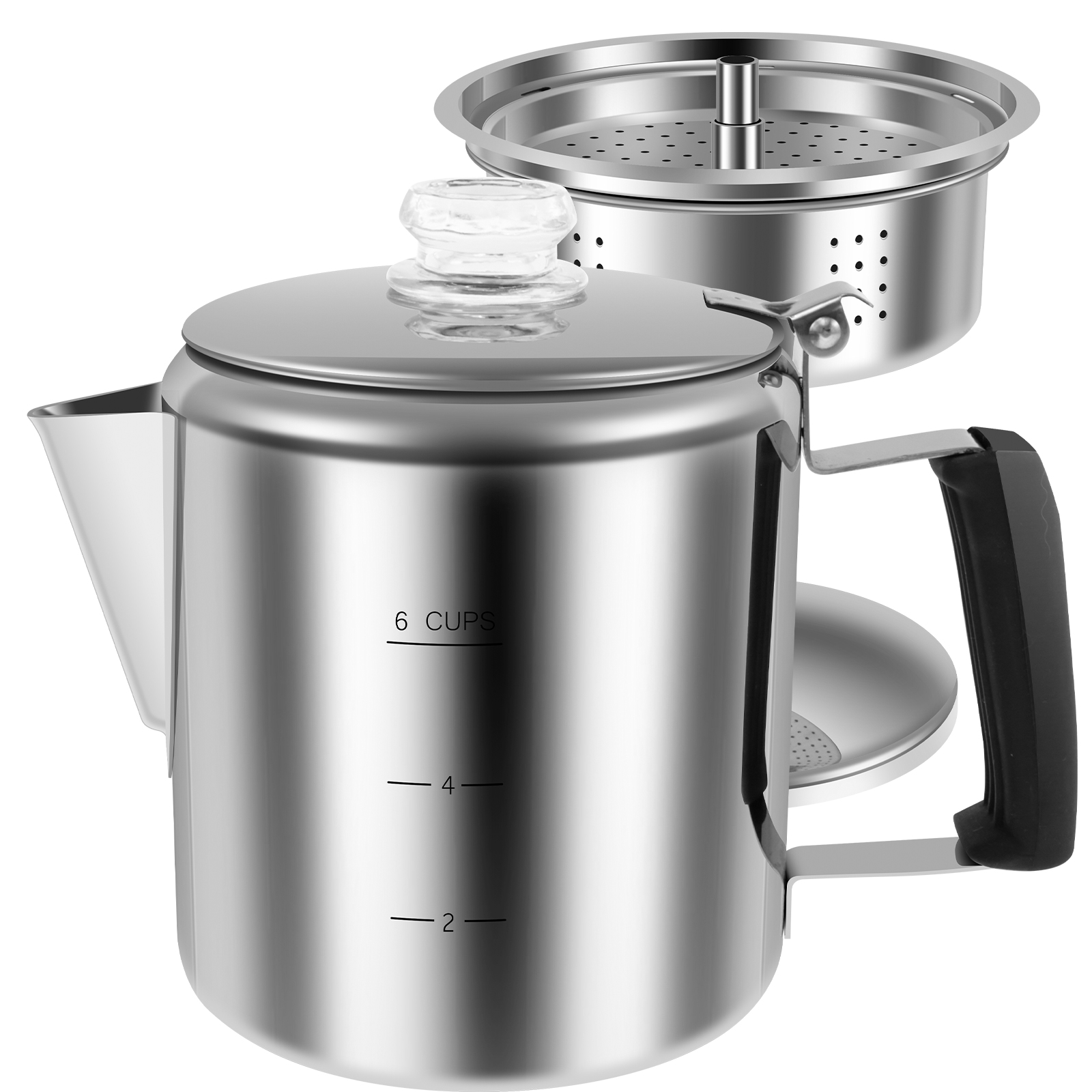 Stainless Steel Coffee Percola - Camp Percolator Coffee recensione e prezzo