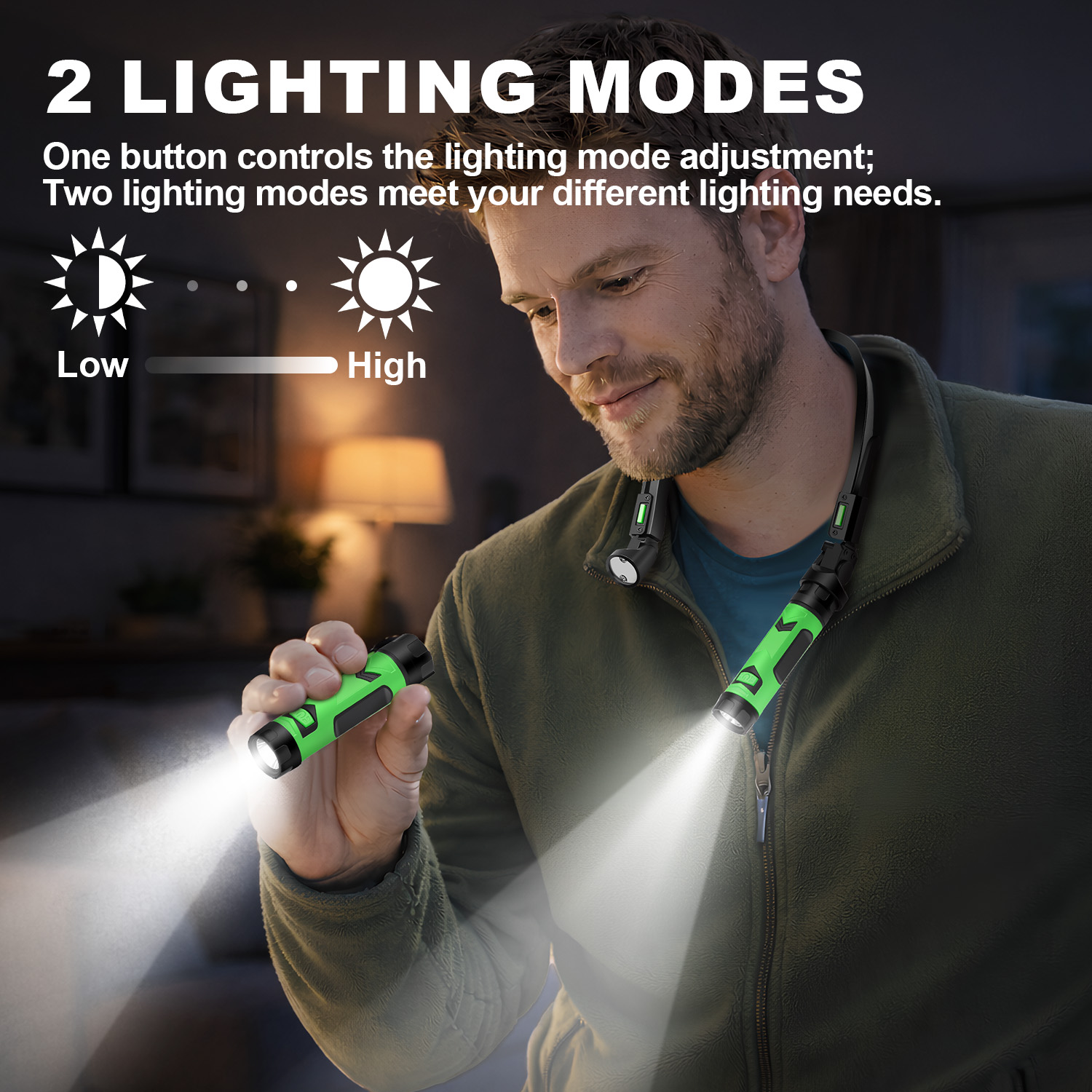 USB Rechargeable LED Neck Ligh - Headlamp recensione e prezzo