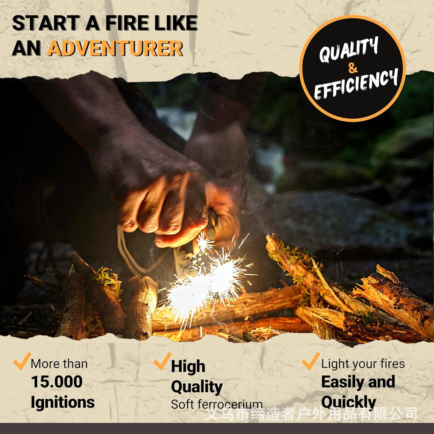 Portable Outdoor Flint and Ste - Fire Starter Flint recensione e prezzo