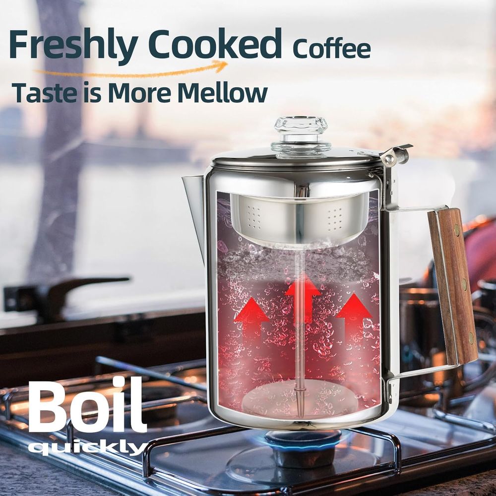 Camping Percolator Coffee Pot  - Camp Percolator Coffee recensione e prezzo