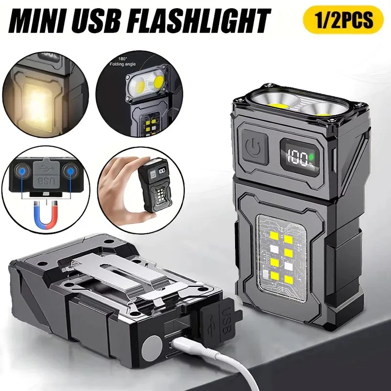 Portable LED COB Flashlight Re - Outdoor Camping Hat recensione e prezzo