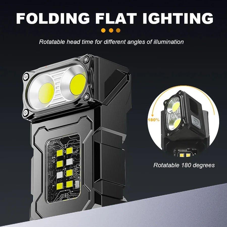 Portable LED COB Flashlight Re - Outdoor Camping Hat recensione e prezzo
